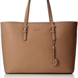 Michael Kors Brown Medium Jet Set Tote